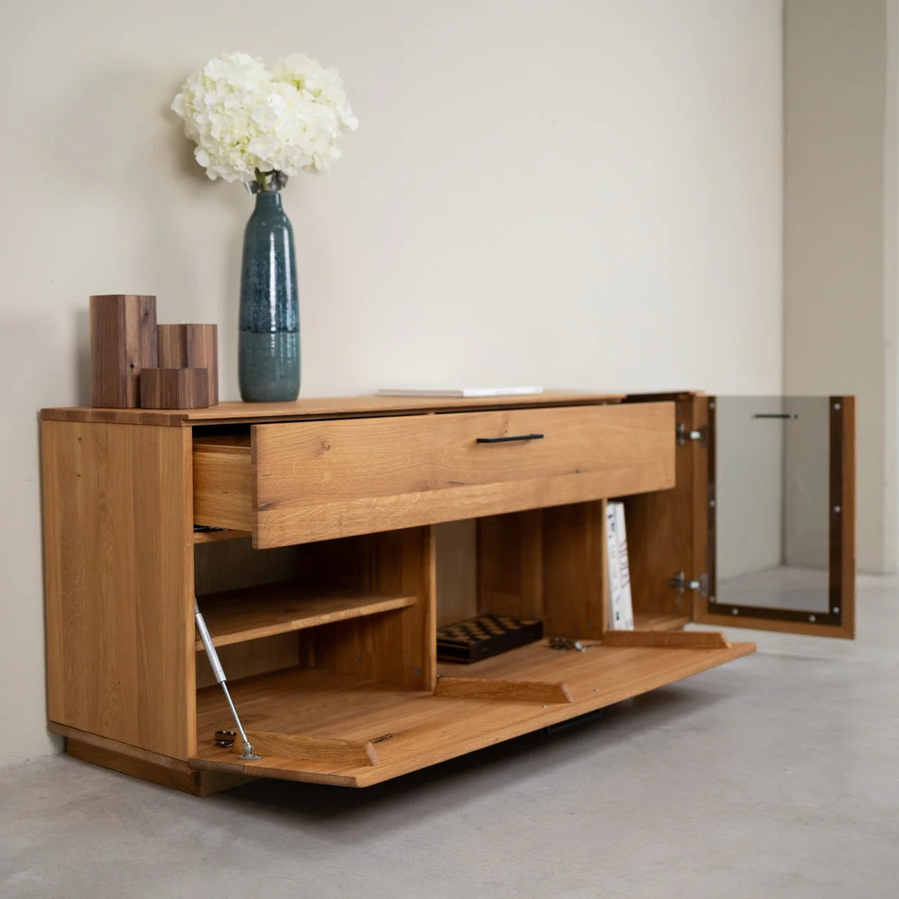 Massief eiken dressoir Arvik 3 | NordicStory - Image 2