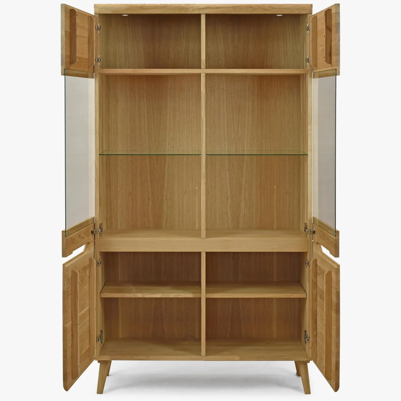 Vitrinekast van massief eikenhout Milan 2 | NordicStory - Image 6