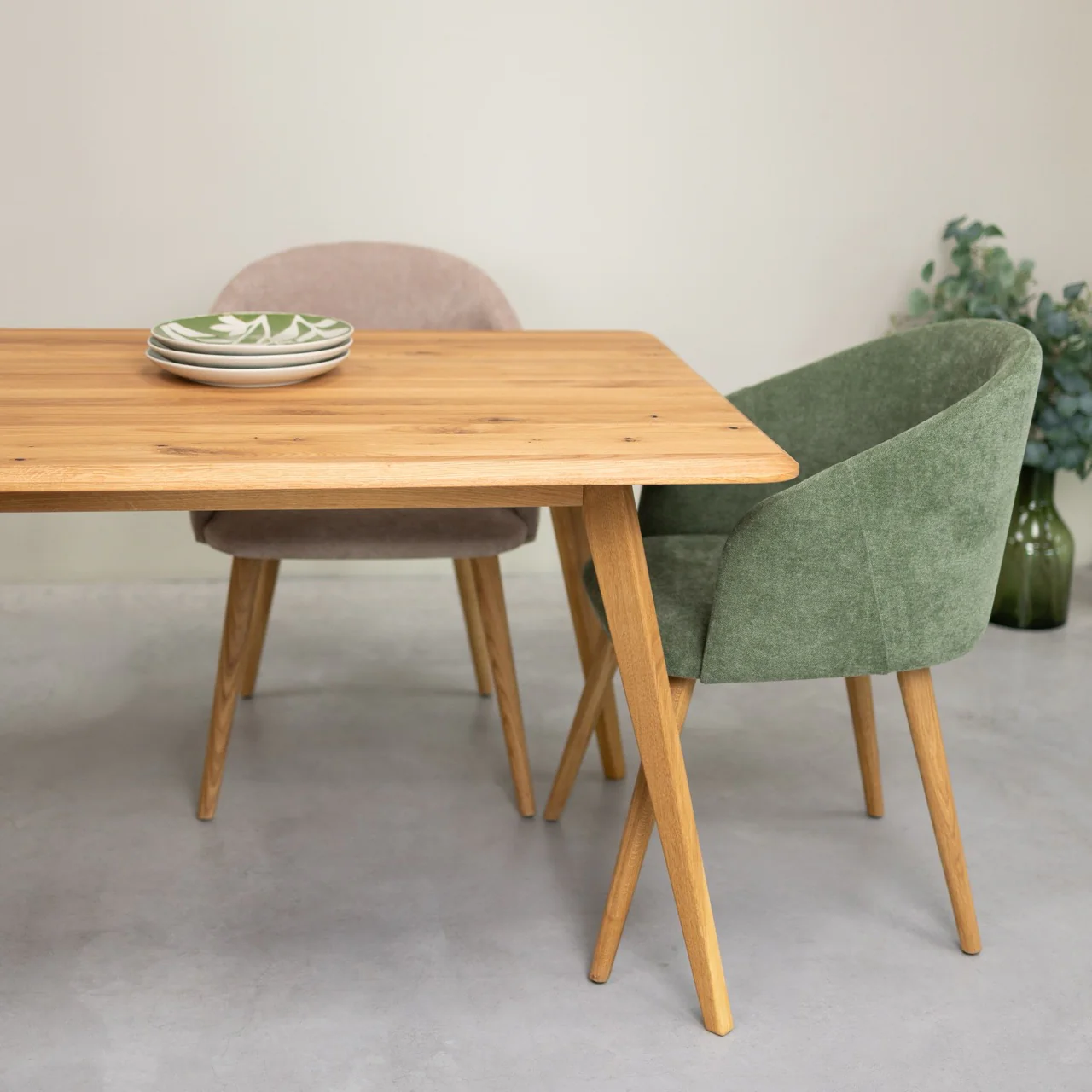 Rechthoekige eettafel van massief eikenhout Geneva | NordicStory - Image 8
