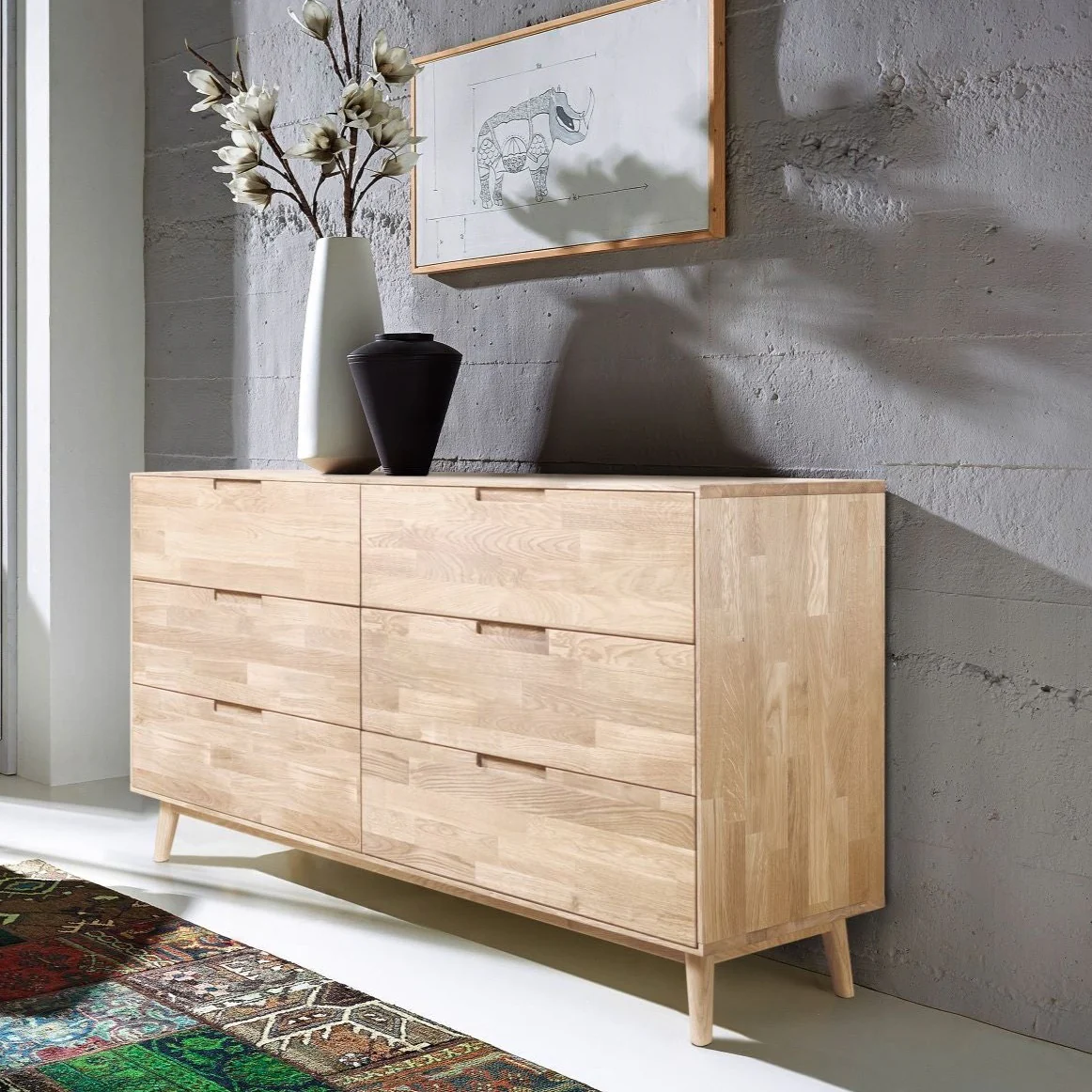 Sideboard Commode van massief eikenhout Escandi 4 | NordicStory - Image 14