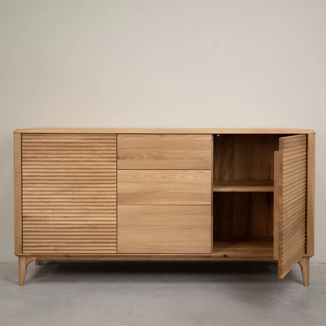Sideboard Comoda van massief eikenhout Oxford 3.2.3 | NordicStory - Image 3