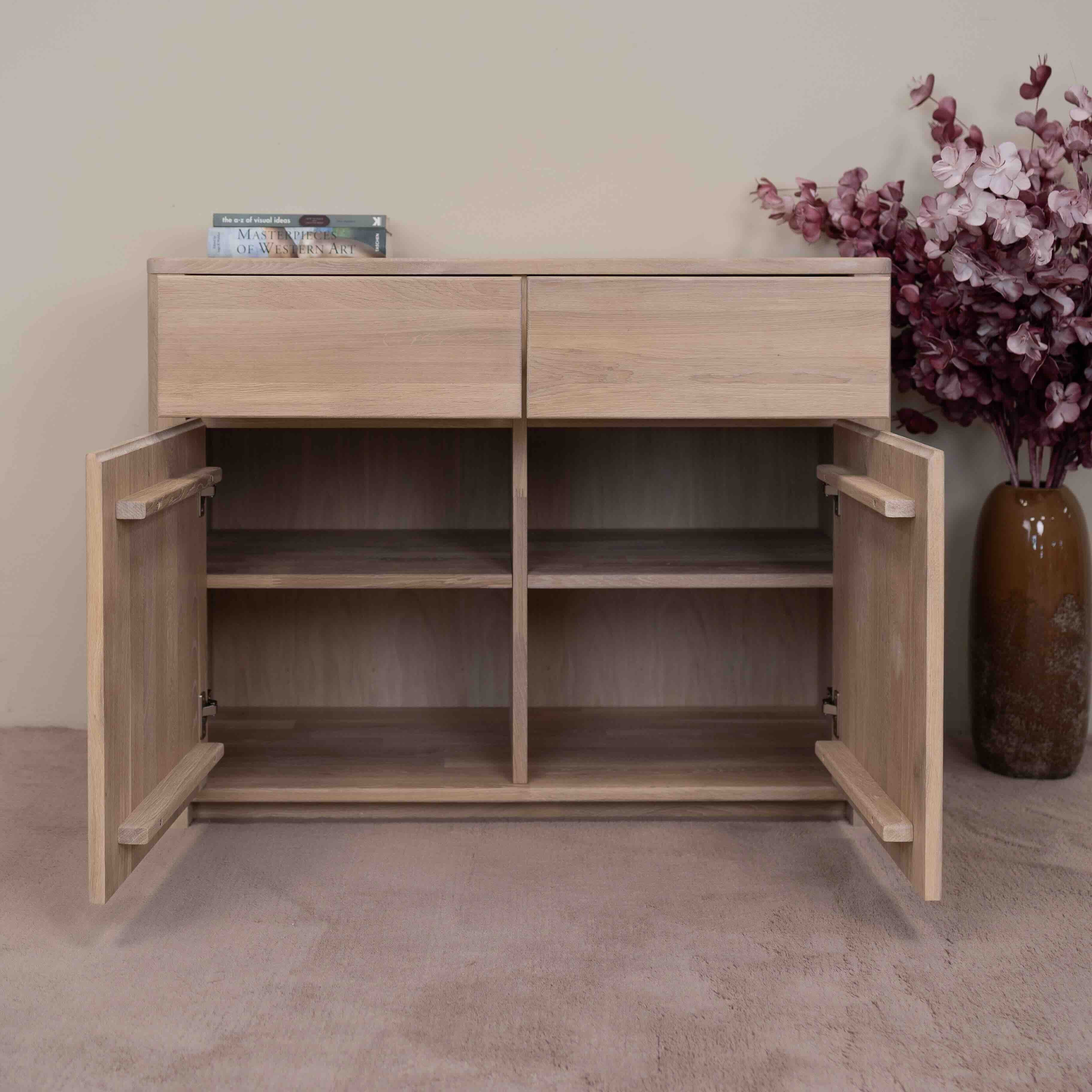 Sideboard Elsa 2 van massief eikenhout | NordicStory - Image 3