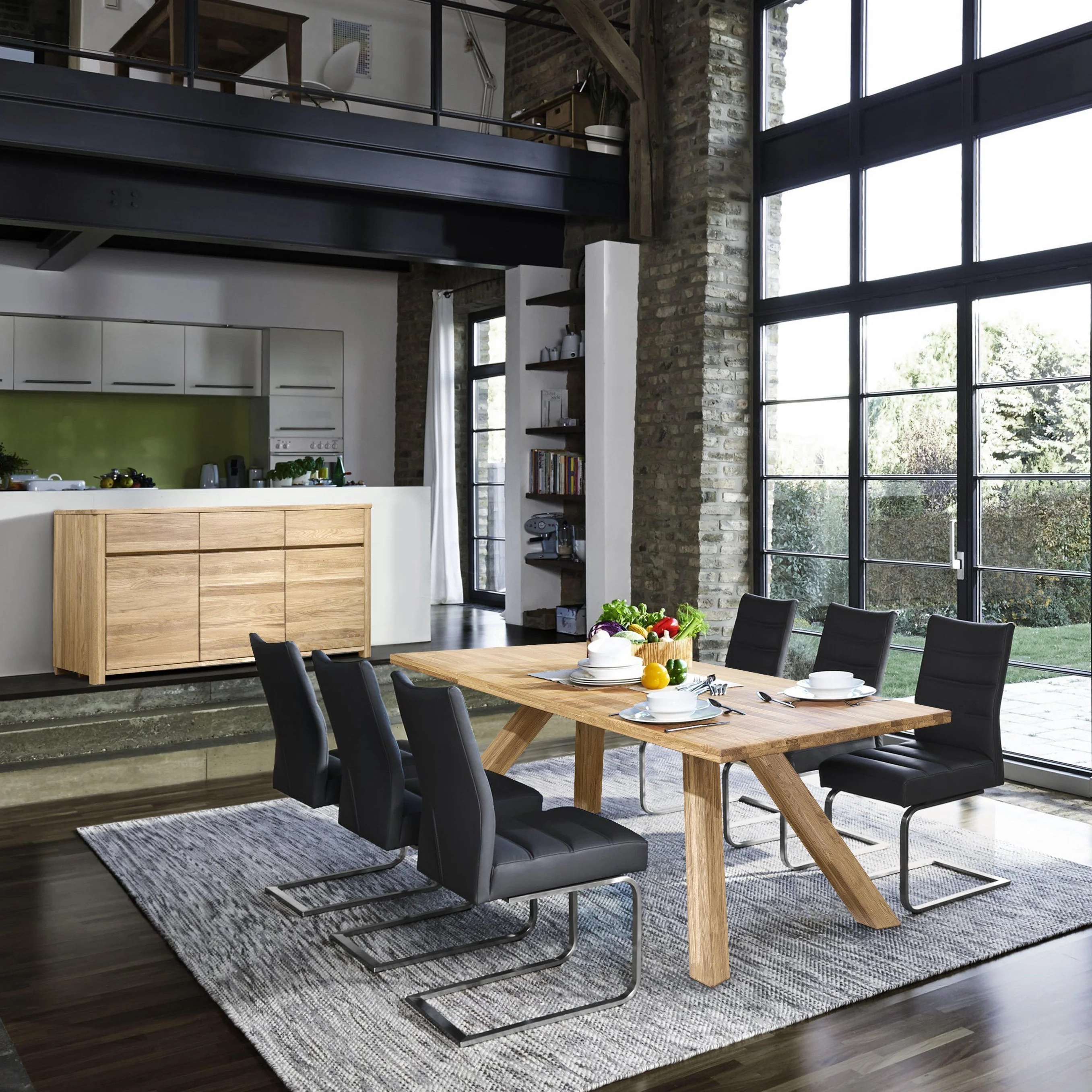Sideboard Elsa 3 van massief eikenhout | NordicStory - Image 11