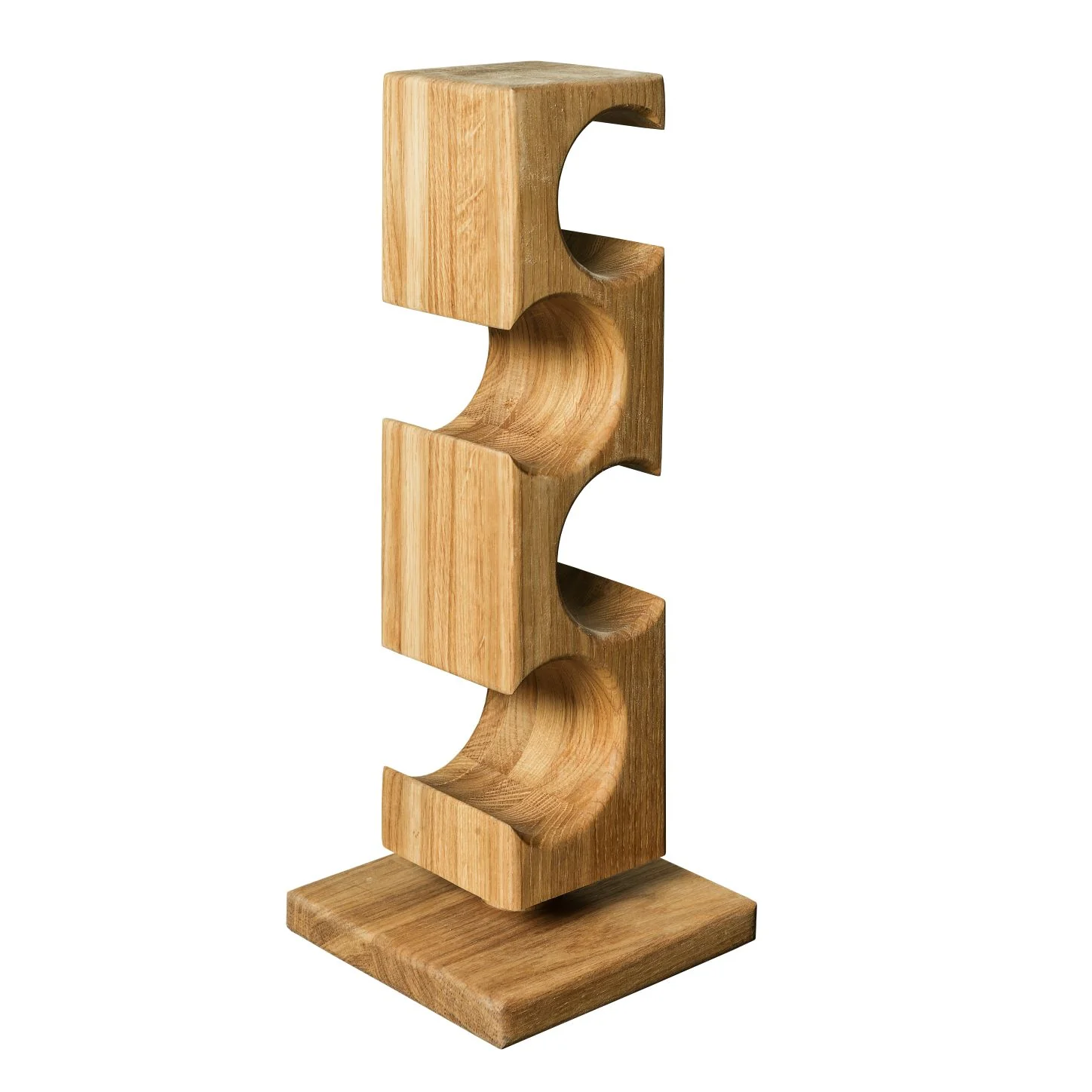 Eiken wijnrek Alma, wijnstandaard voor 4 flessen | NordicStory - Image 13