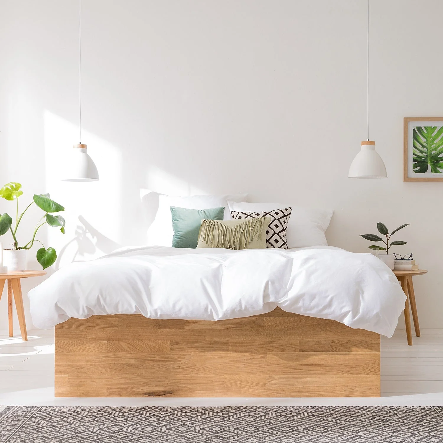 Sofia massief eiken bed met opbergruimte | NordicStory - Image 6