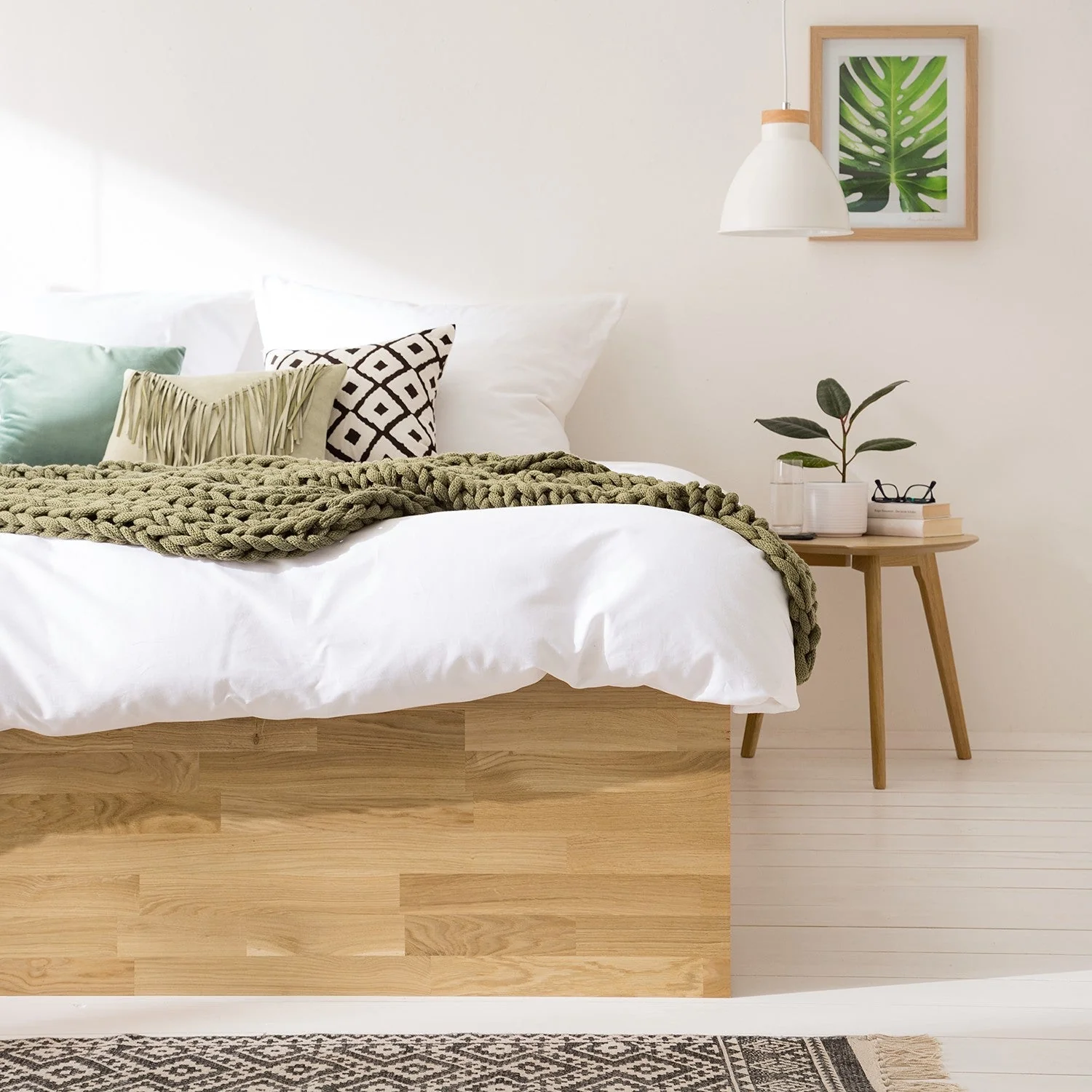Sofia massief eiken bed met opbergruimte | NordicStory - Image 7