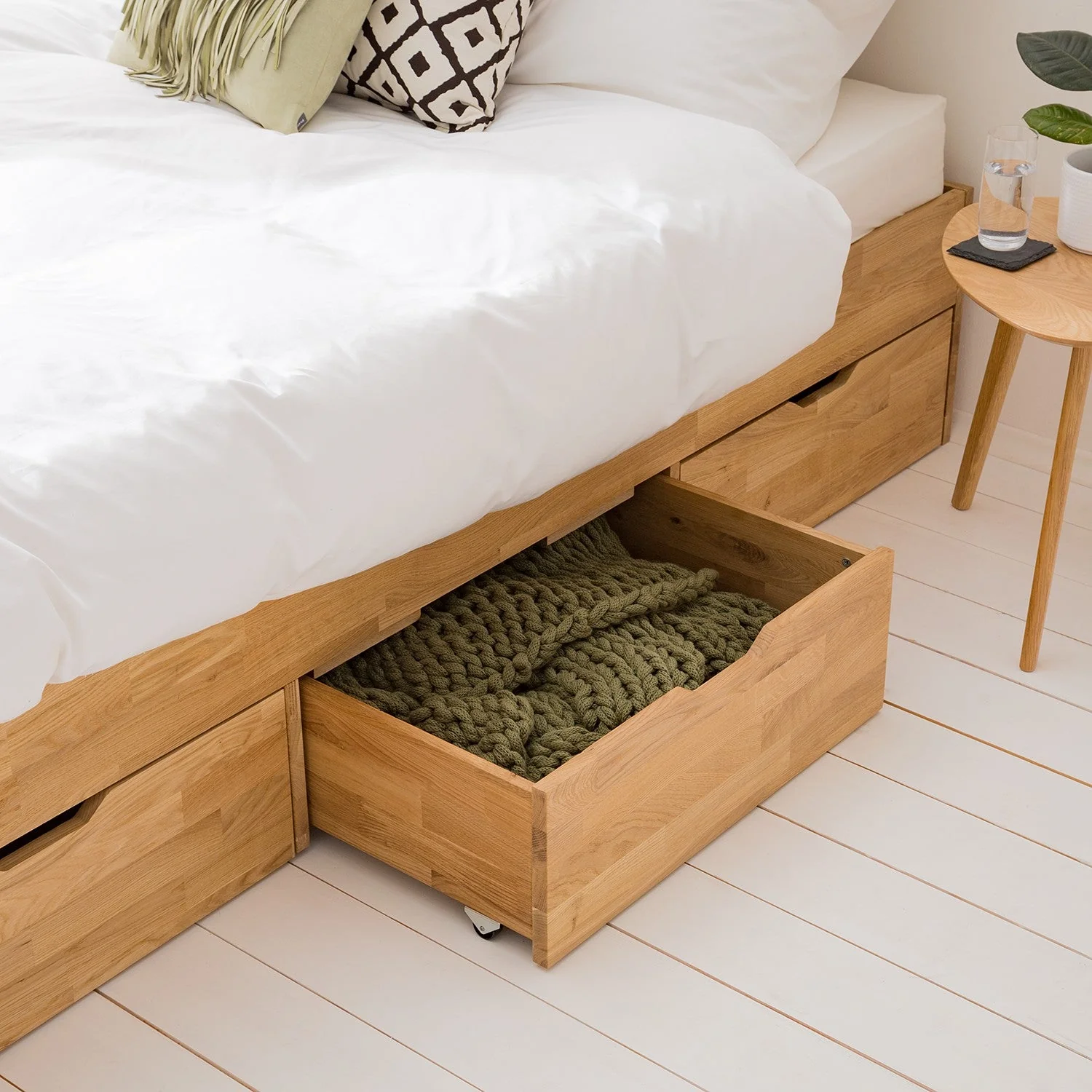 Sofia massief eiken bed met opbergruimte | NordicStory - Image 8