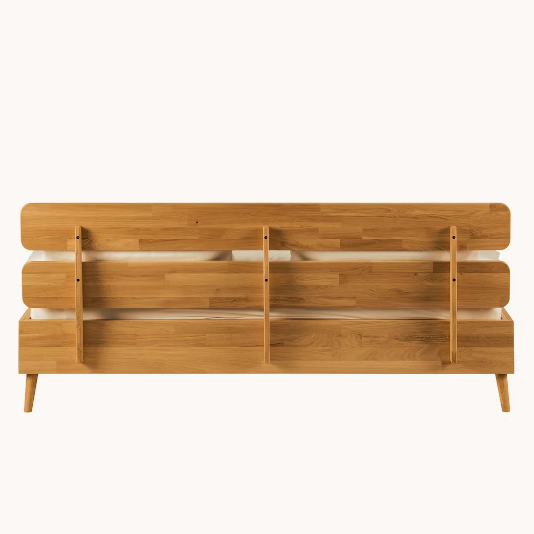 Massief eikenhouten bed Escandi 2 | NordicStory - Image 4