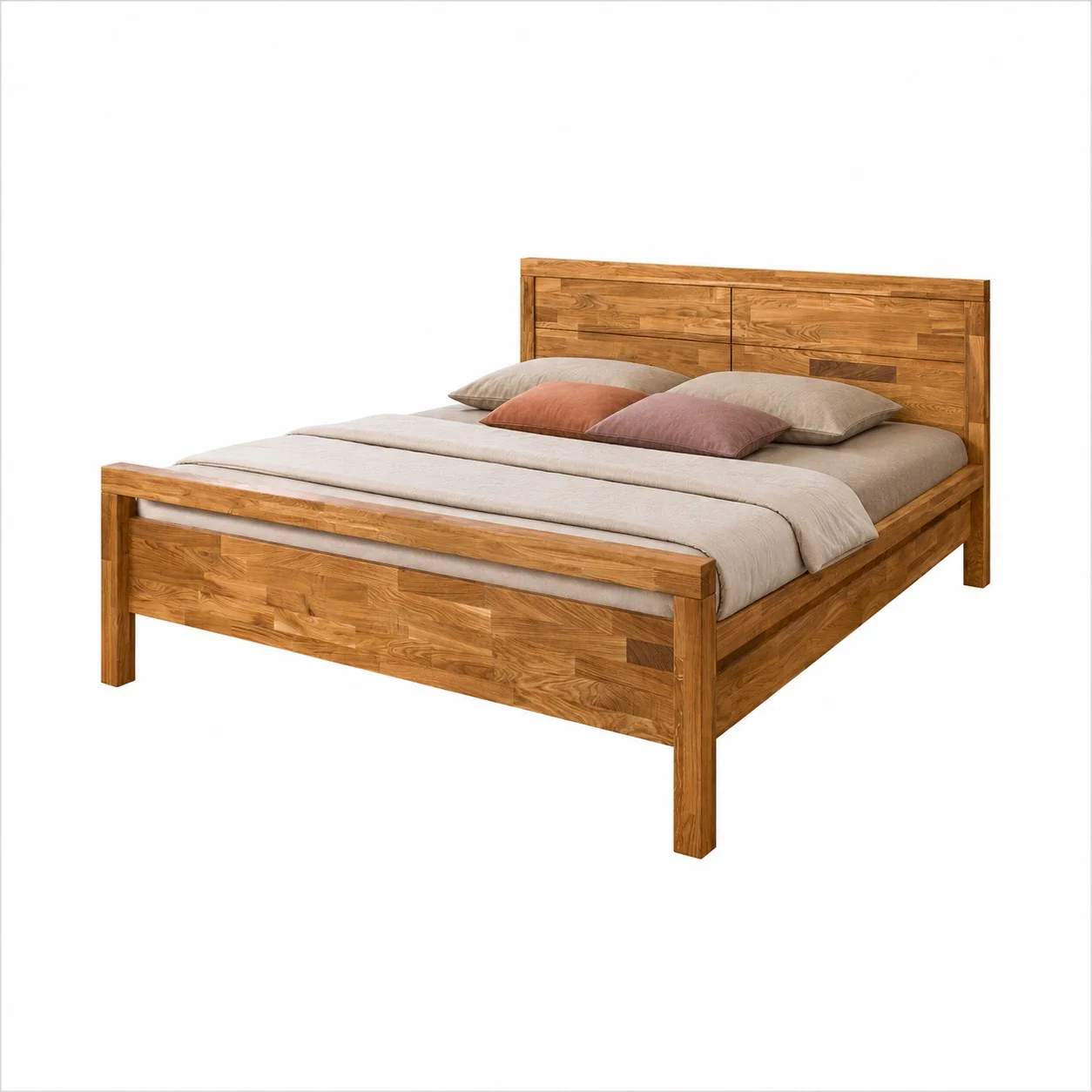 Massief eikenhouten bed Next | NordicStory - Image 5