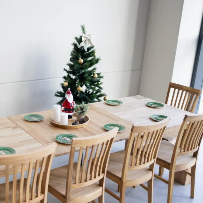 Set massief houten tafel Ontario en 6 stoelen Provance | NordicStory - Image 3