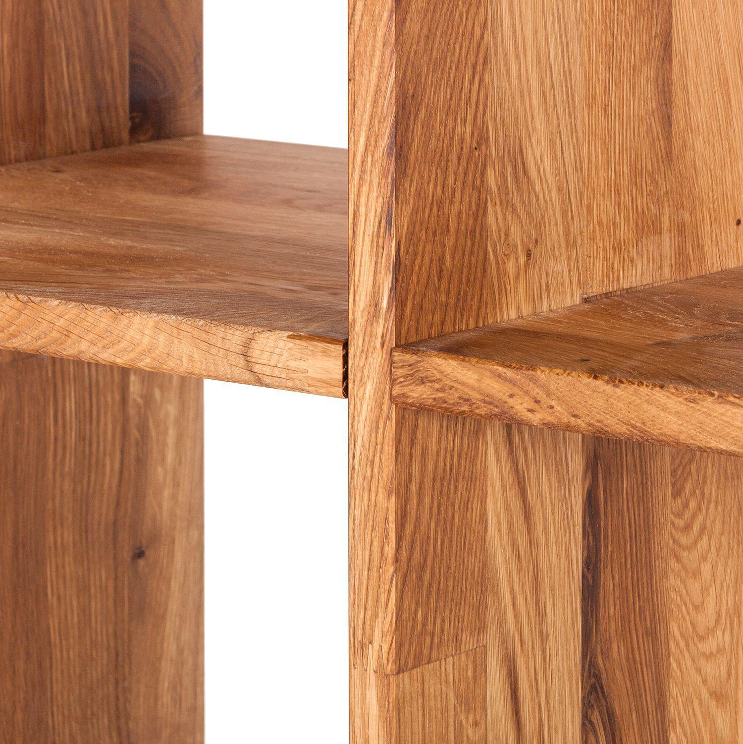 Boekenrek van massief eikenhout Regal 5x5 | NordicStory - Image 6