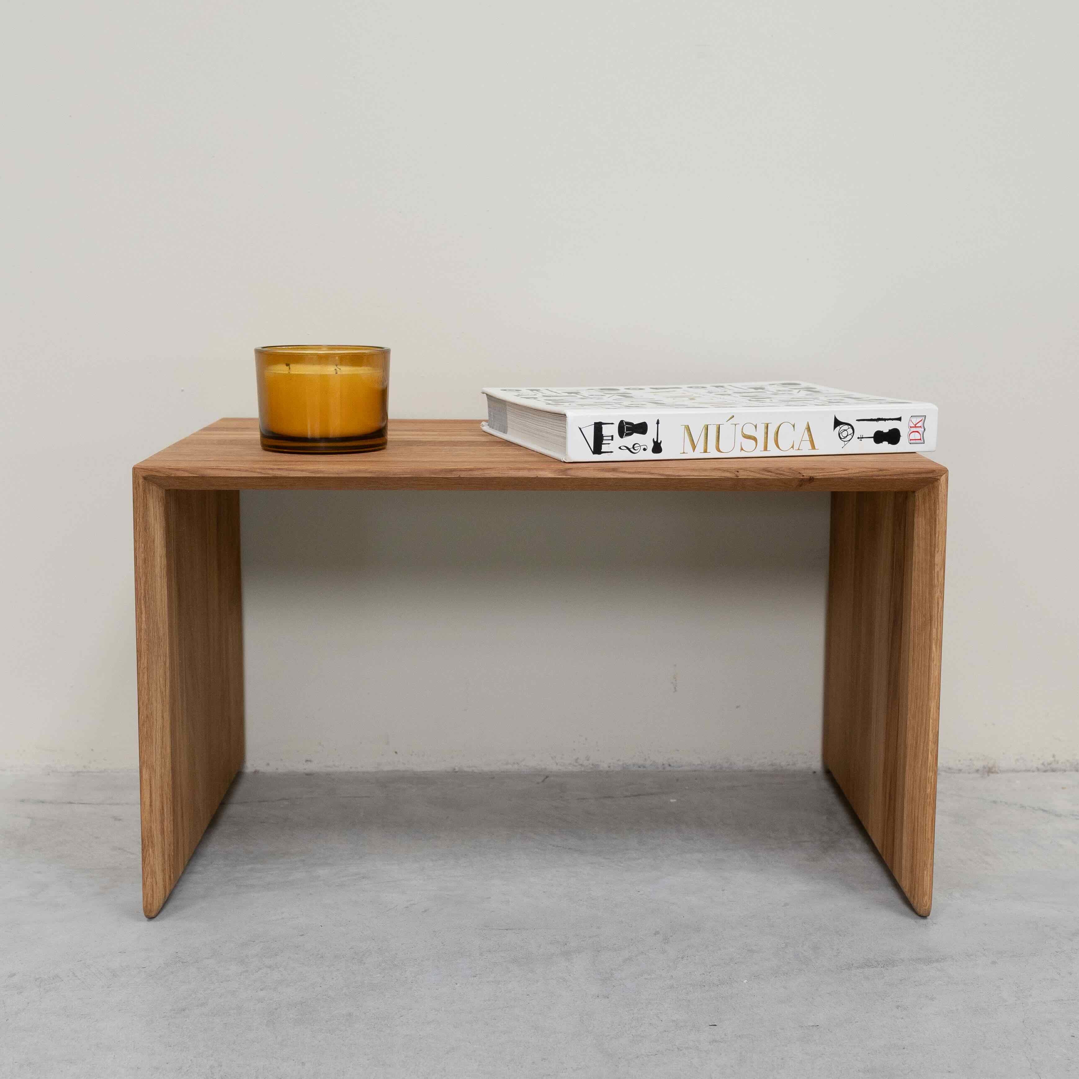 Bijzettafel van massief eikenhout Sono 2 | NordicStory - Image 5
