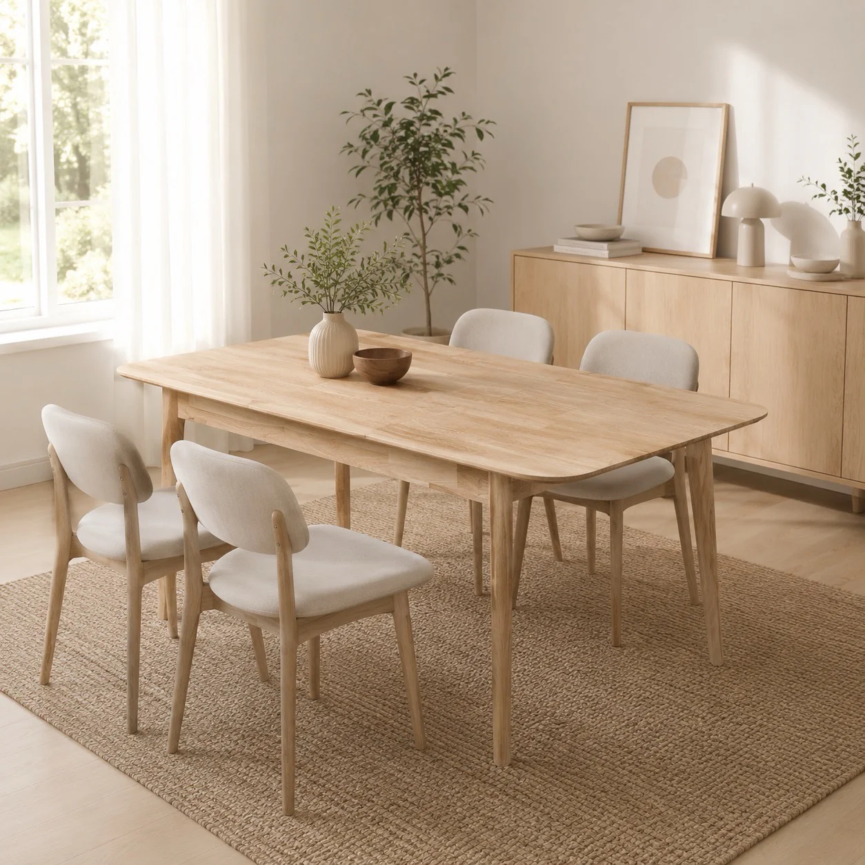 Uitschuifbare eettafel van massief eikenhout France | NordicStory - Image 10