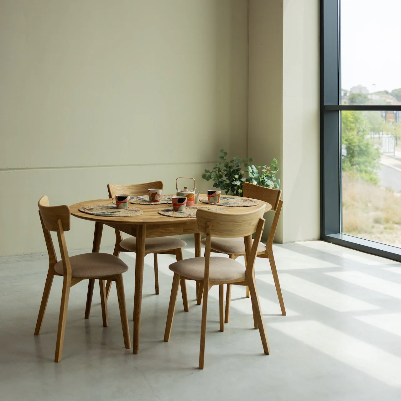 Uitschuifbare ovale eettafel in massief eiken Escandi 2 | NordicStory - Image 3