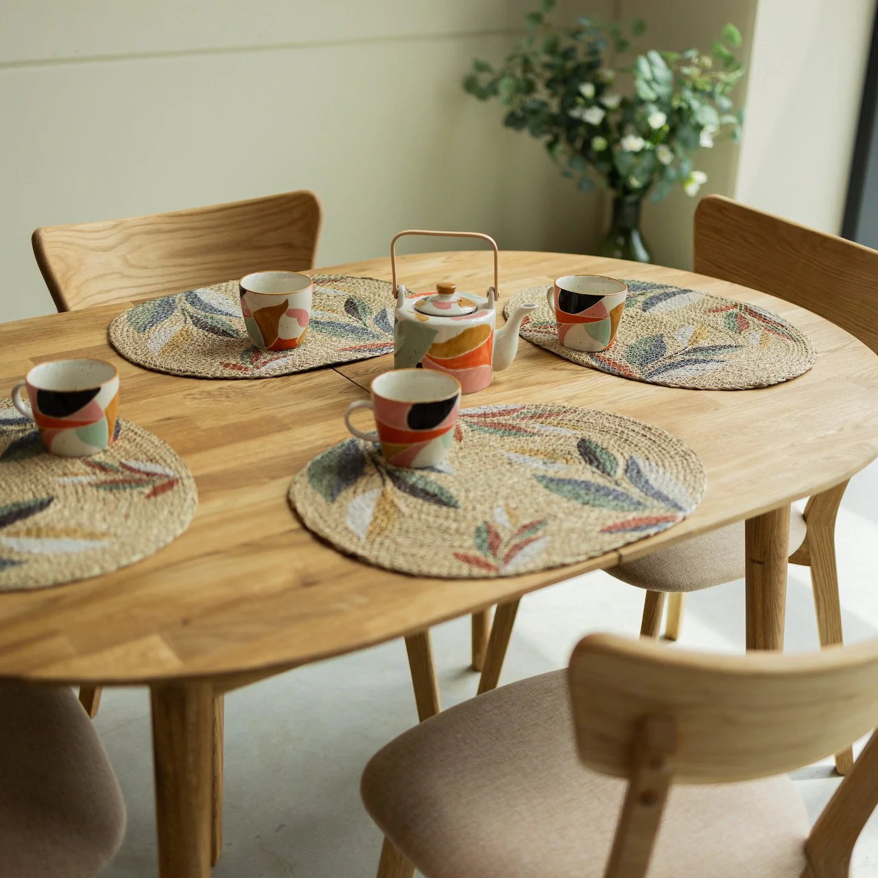 Uitschuifbare ovale eettafel in massief eiken Escandi 2 | NordicStory - Image 8