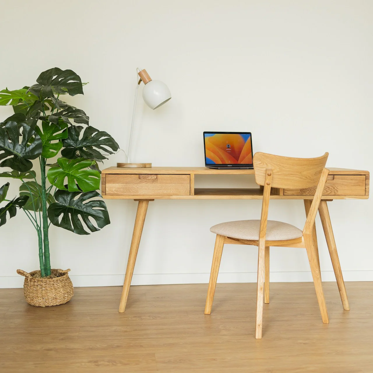 Escandi 5 massief eikenhouten bureau | NordicStory - Image 2