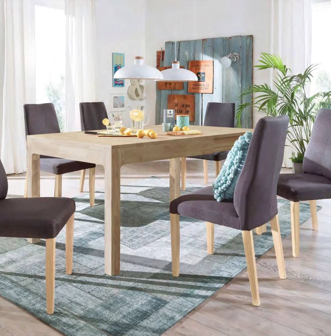 Uitschuifbare eettafel in massief eiken Marsi | NordicStory - Image 14