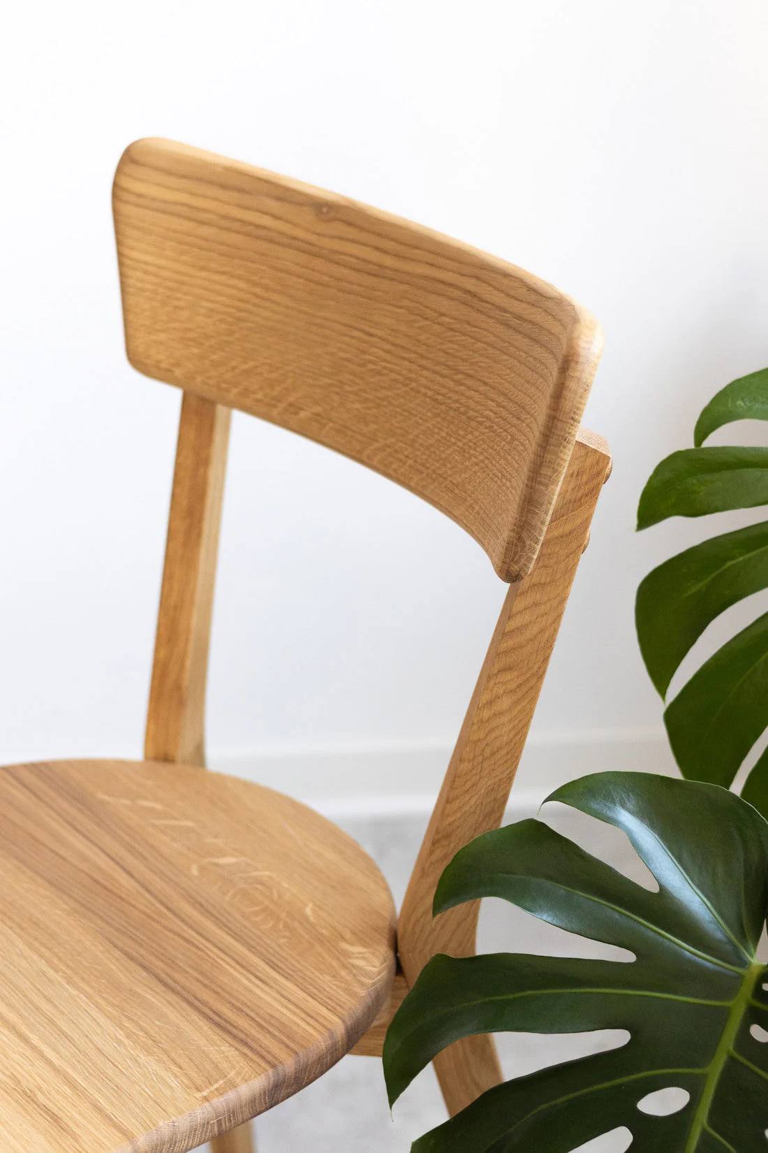 Set van 2 of 4 massief eiken eetkamerstoelen Diana | NordicStory - Image 3
