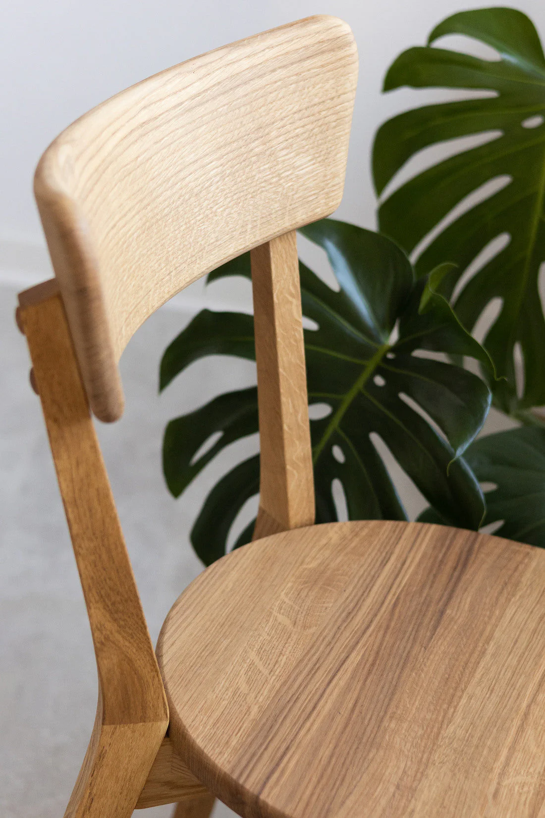 Set van 2 of 4 massief eiken eetkamerstoelen Diana | NordicStory - Image 6