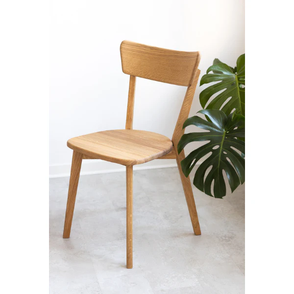 Set van 2 of 4 massief eiken eetkamerstoelen Diana | NordicStory - Image 7