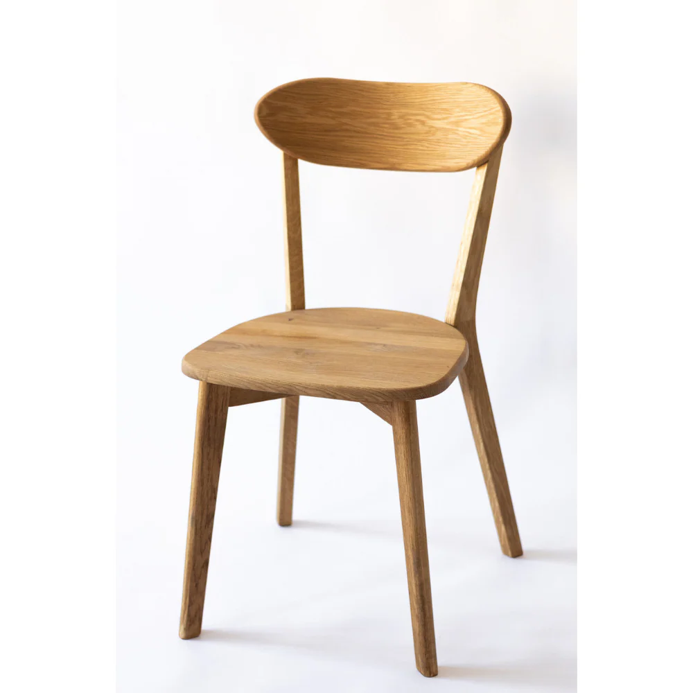 Set van 2 of 4 massief eiken eetkamerstoelen Isku | NordicStory - Image 11