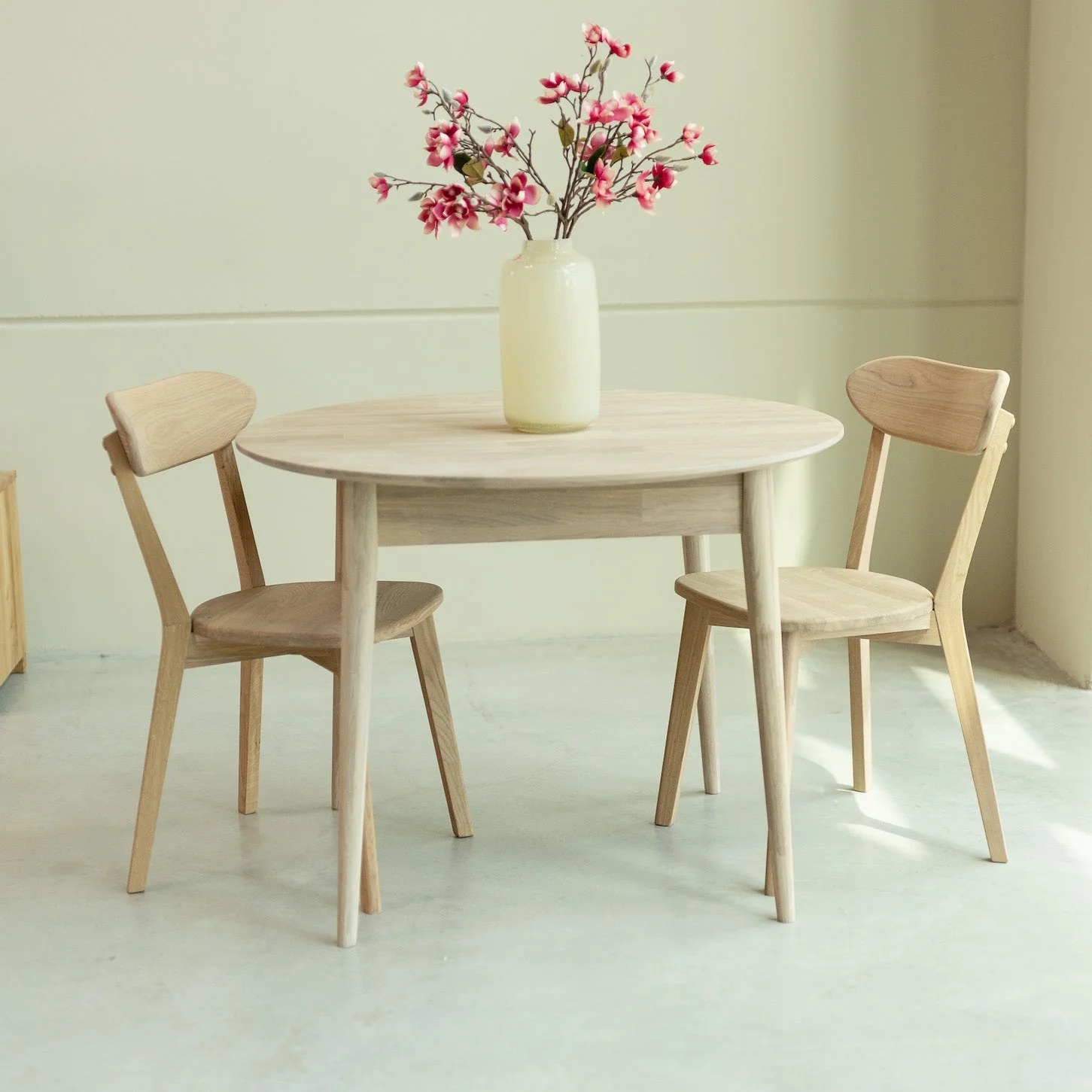 Set van 2 of 4 massief eiken eetkamerstoelen Isku | NordicStory - Image 19