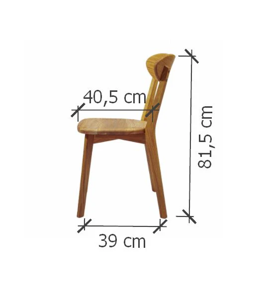 Set van 2 of 4 massief eiken eetkamerstoelen Isku | NordicStory - Image 23