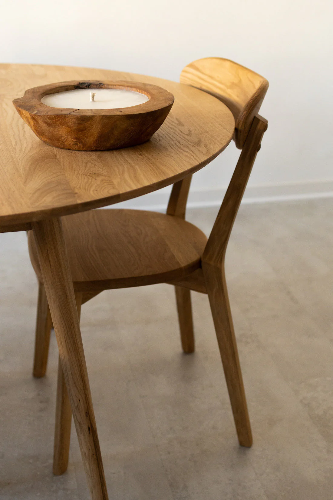 Set van 2 of 4 massief eiken eetkamerstoelen Isku | NordicStory - Image 7