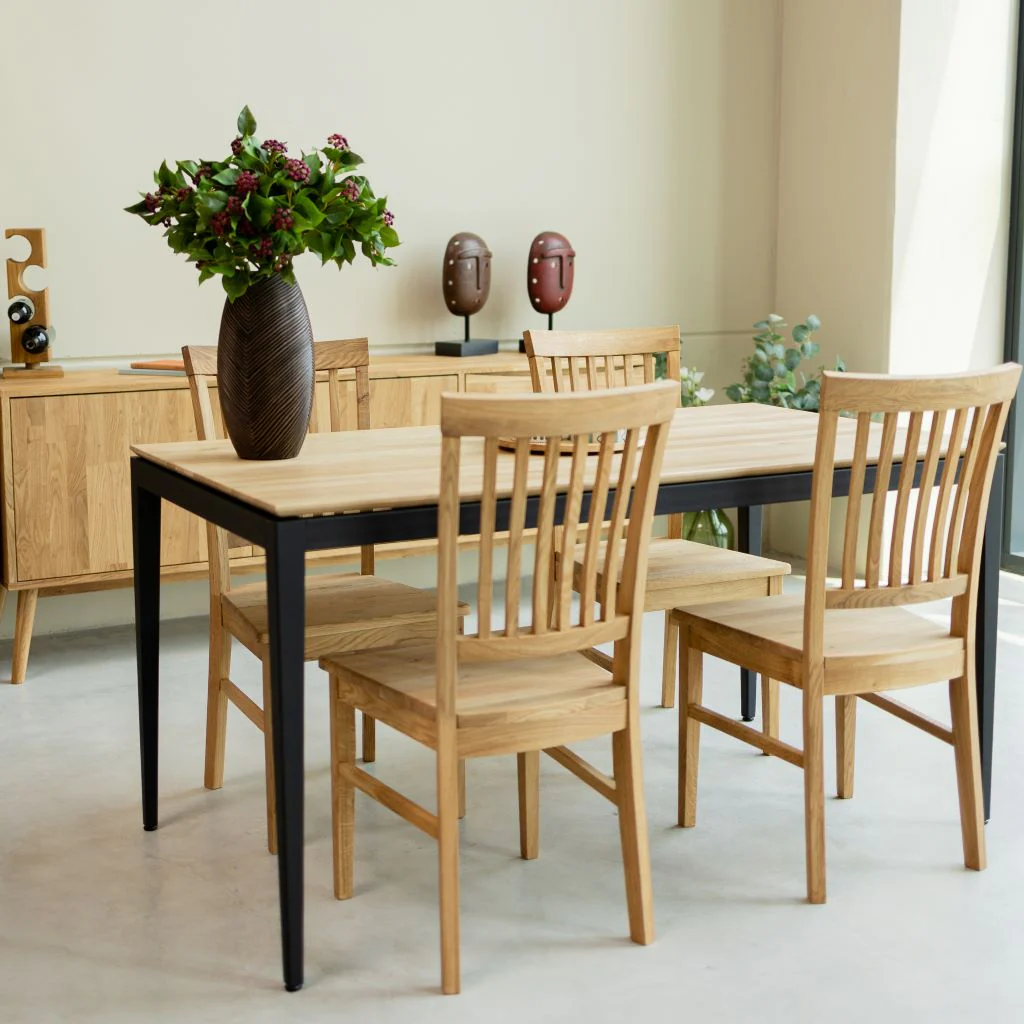 Set van 2 of 4 massief eikenhouten eetkamerstoelen in Provençaalse stijl | NordicStory - Image 11
