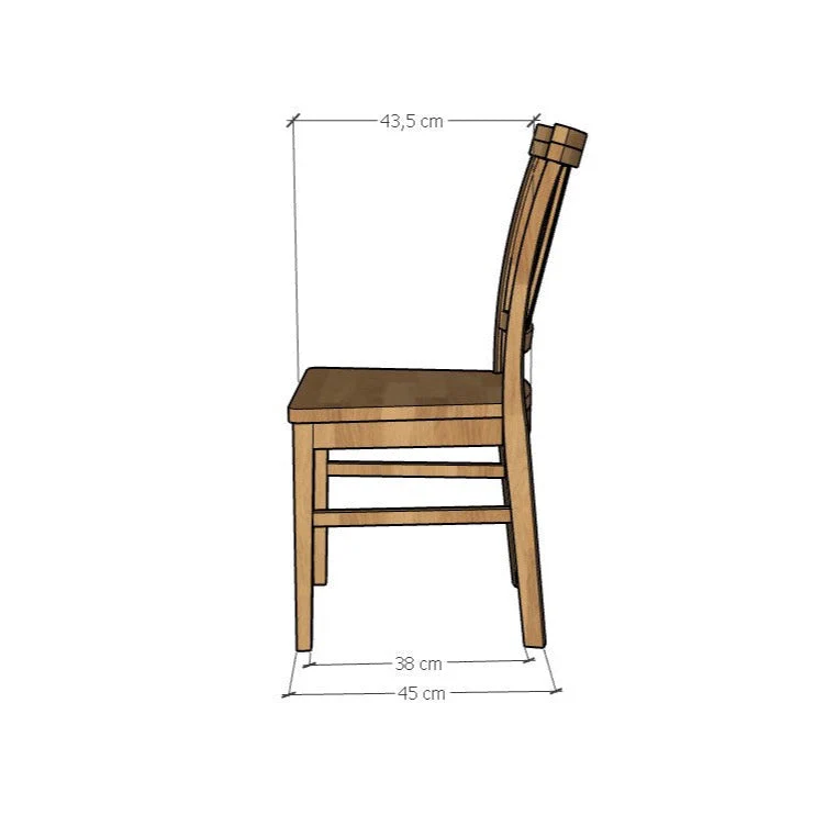 Set van 2 of 4 massief eikenhouten eetkamerstoelen in Provençaalse stijl | NordicStory - Image 14