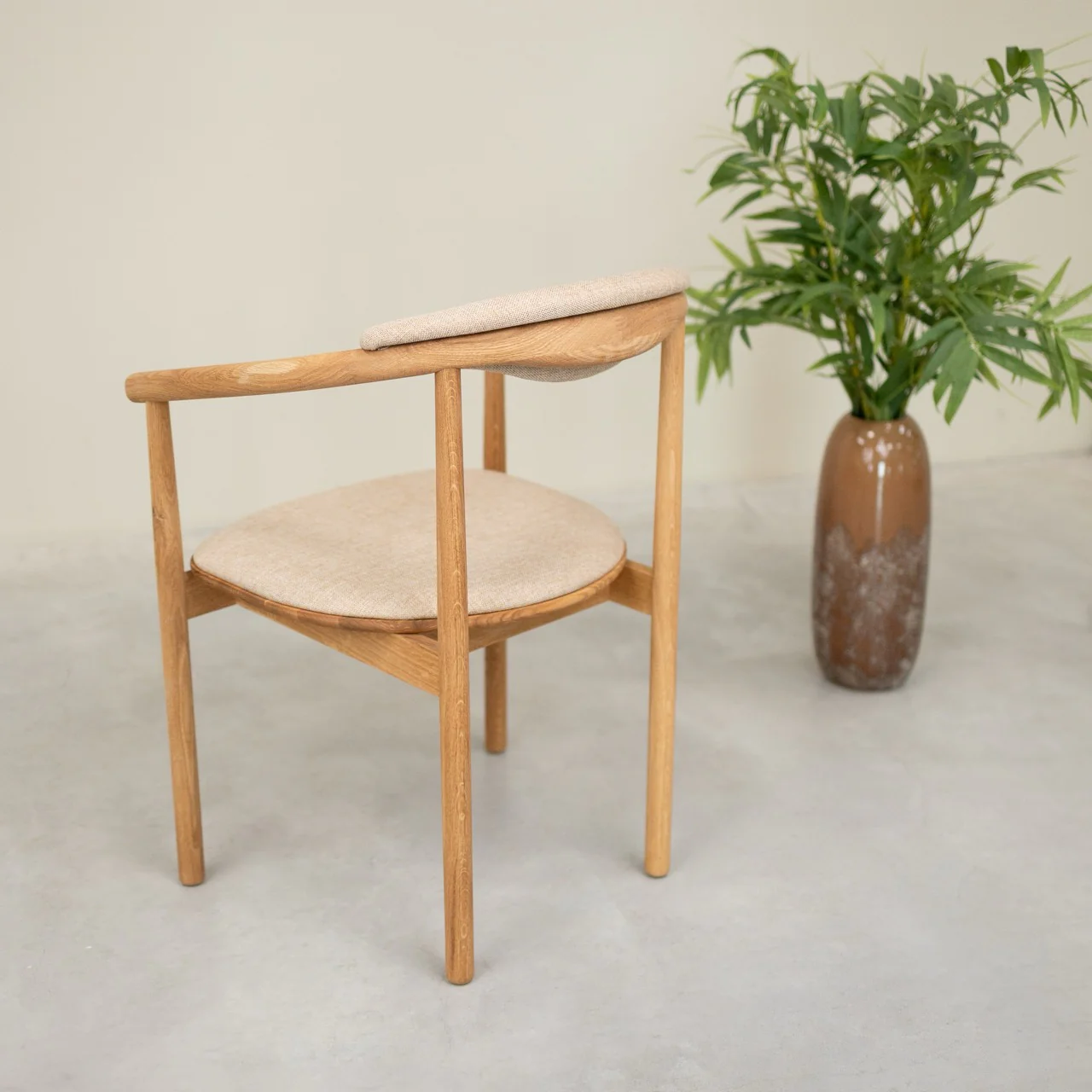 Set van 2 of 4 Lord-eetkamerstoelen, frame van massief eikenhout | NordicStory - Image 5