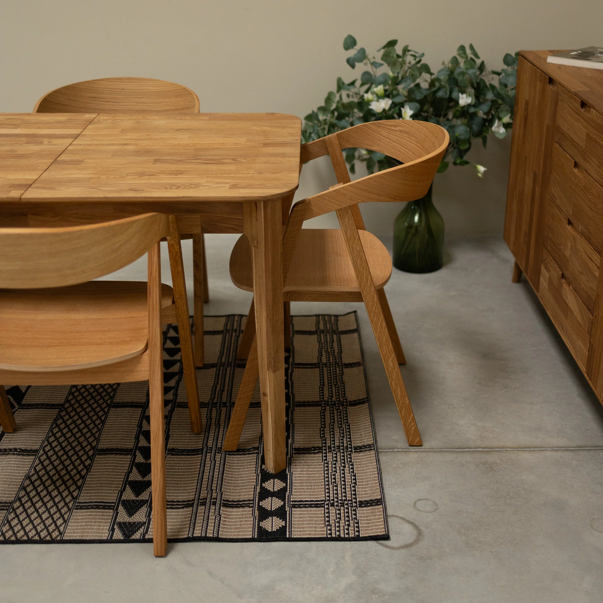Set van 2 of 4 Knut-eetkamerstoelen van massief eikenhout | NordicStory - Image 10