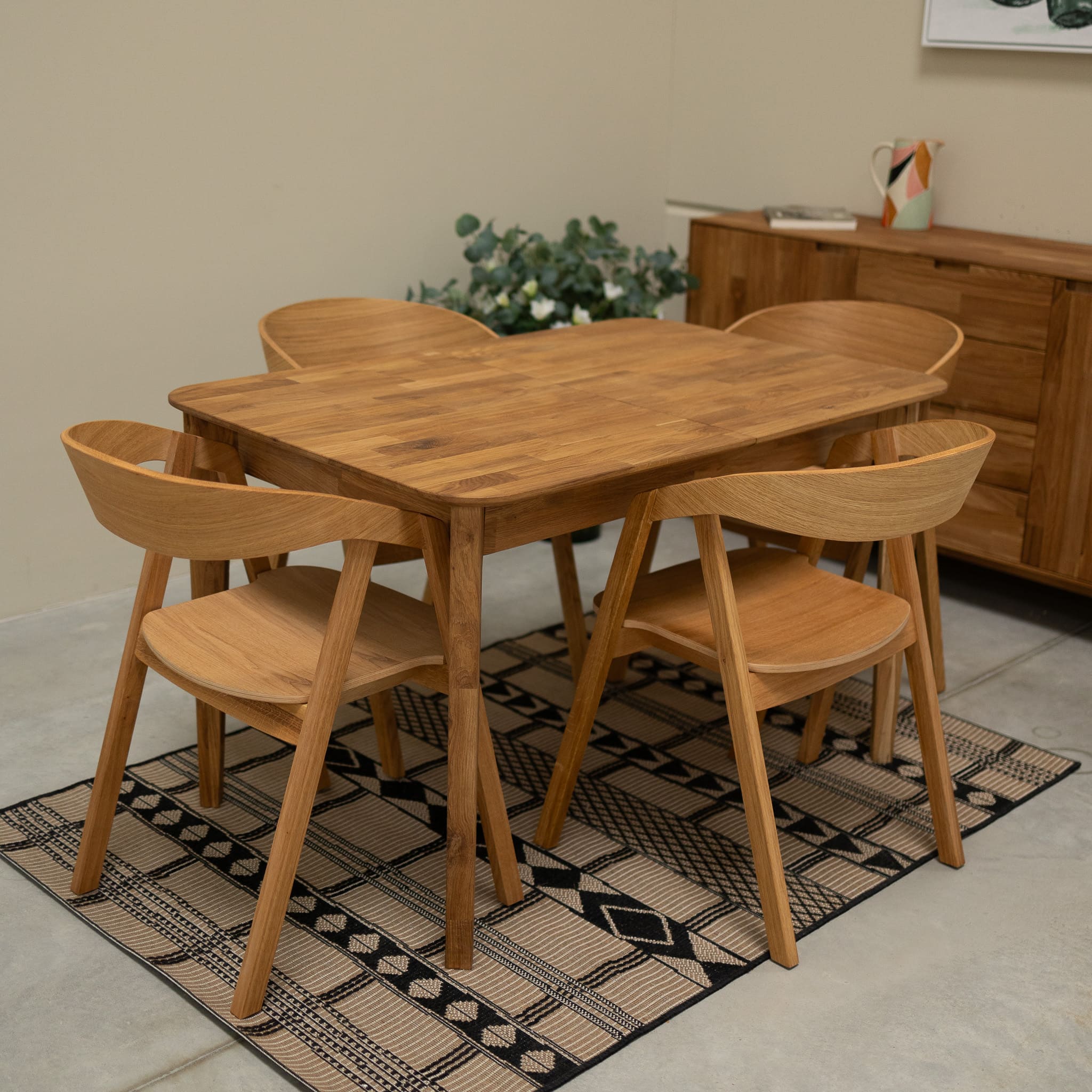 Set van 2 of 4 Knut-eetkamerstoelen van massief eikenhout | NordicStory - Image 3