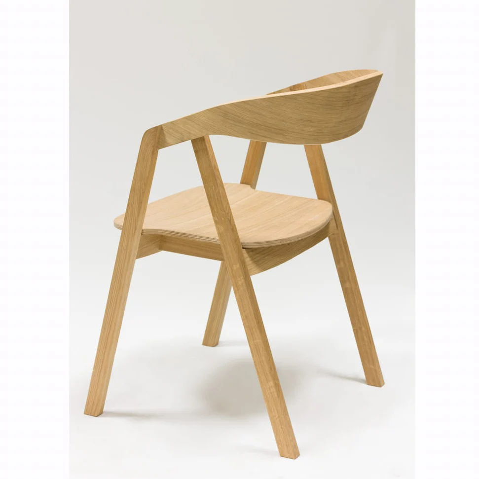 Set van 2 of 4 Knut-eetkamerstoelen van massief eikenhout | NordicStory - Image 4