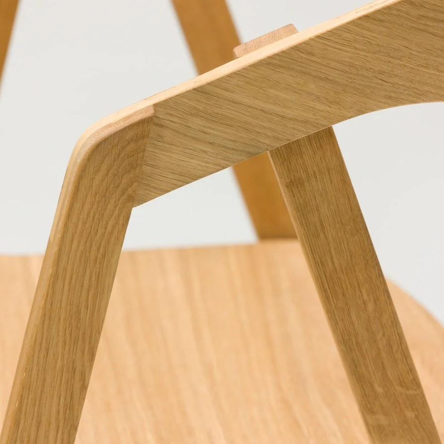 Set van 2 of 4 Knut-eetkamerstoelen van massief eikenhout | NordicStory - Image 5